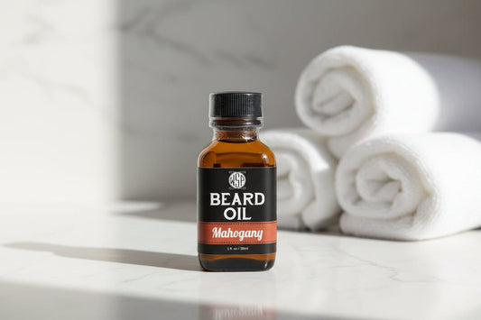 WSP Mahogany Artisan Beard Oil – Dry-Finish Formula – Conditioner & Softener Standard Issue (1 oz Bottle)