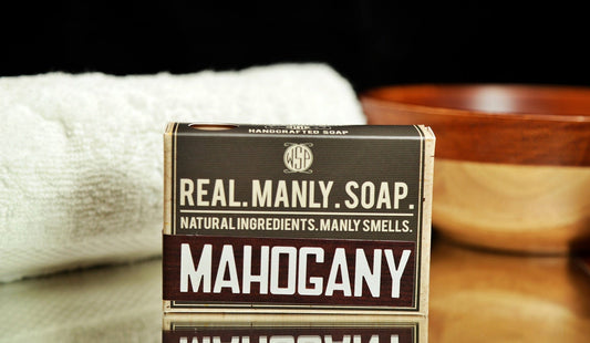WSP Mahogany Artisan Hand & Body Soap – Natural Castile & Shea Butter Formula – Moisturizing Rich Lather