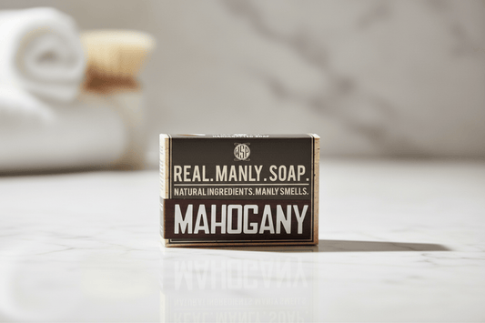 WSP Mahogany Artisan Hand & Body Soap – Natural Castile & Shea Butter Formula – Moisturizing Rich Lather Single Bar
