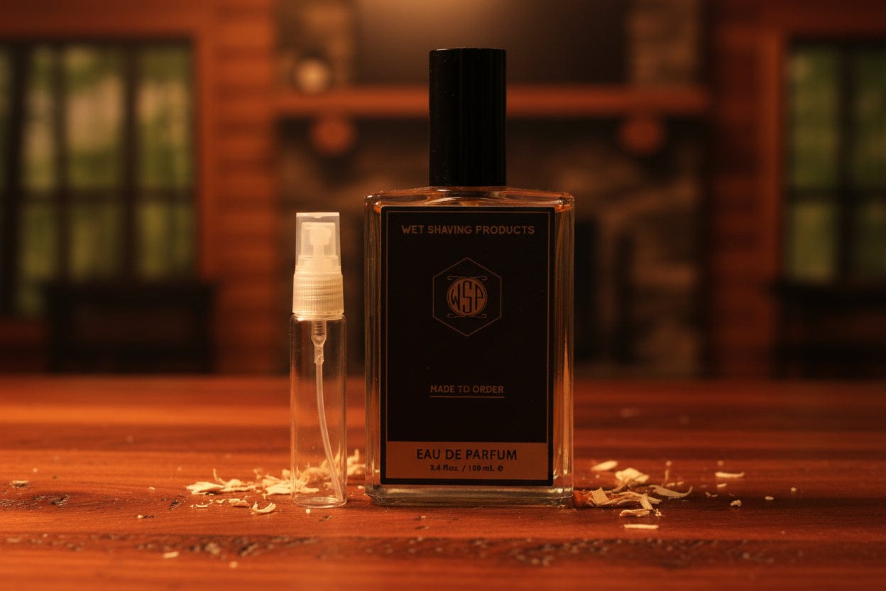 WSP Mahogany Eau de Parfum | Deep, Spicy & Woody The Traveler: 100ml Spray + 10ml Travel Spray