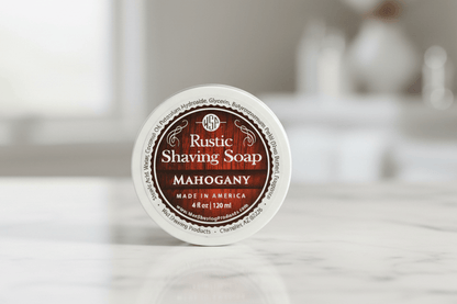WSP Mahogany Rustic Shaving Soap – Vegan, Natural & Ultra-Slick Lather The Essential (Shave Soap Only)