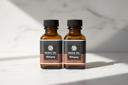 WSP Mahogany Ultra-Glide Pre-Shave Oil – Non-Greasy & Brush Safe – 1 oz The Double Tap (2 Bottles)