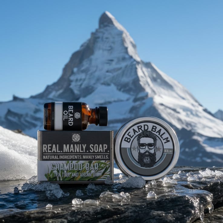 WSP Matterhorn Beard Balm Beard Kit (Balm + Oil + Shampoo Bar)