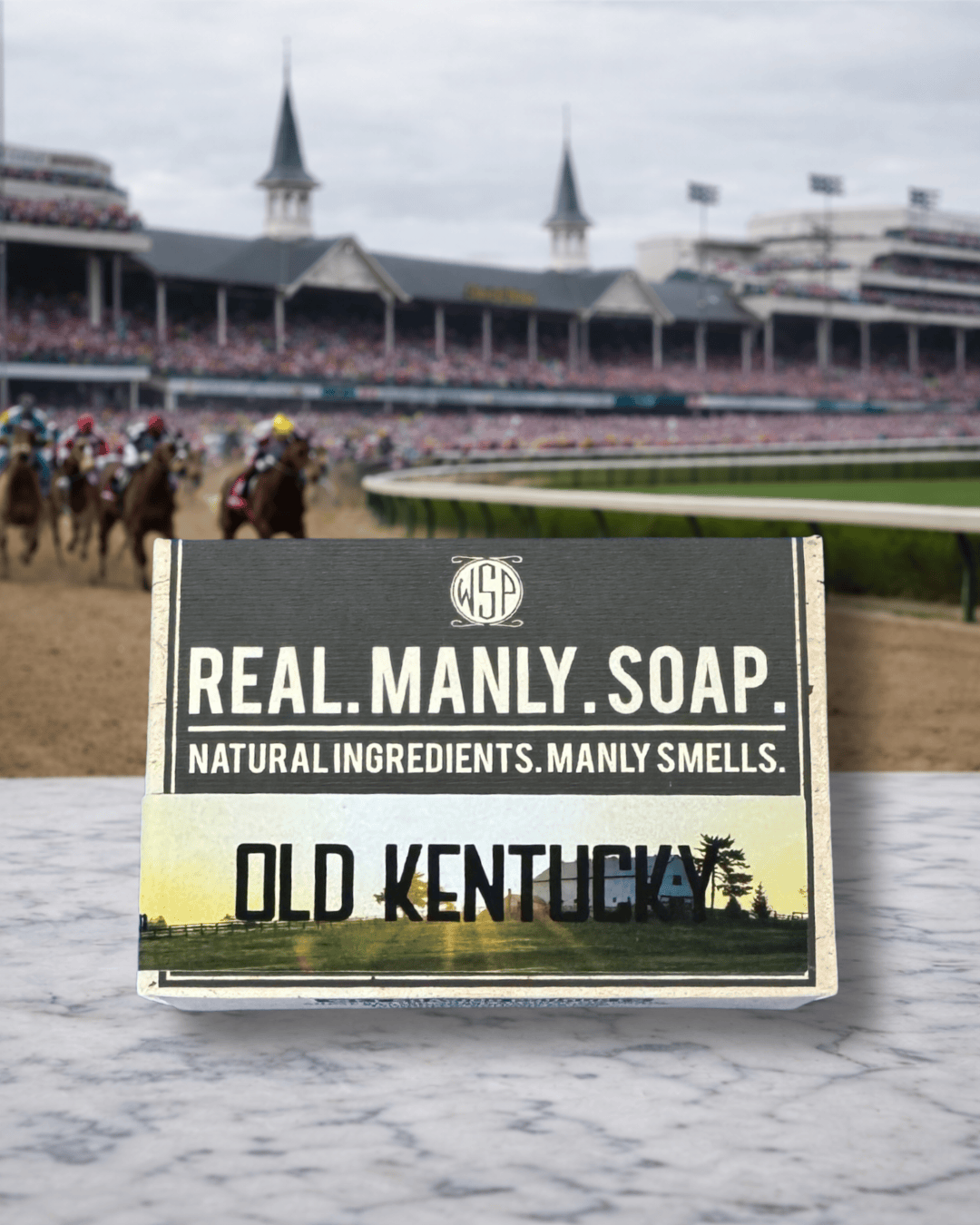 WSP Ol' Kentucky Artisan Bar Soap – Bourbon & Oak Scent – 4.5 oz