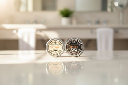 WSP Olympus Artisan Mustache Wax – Regular or Strong Hold – All-Natural Beeswax The Tactician Pack (One of Each)