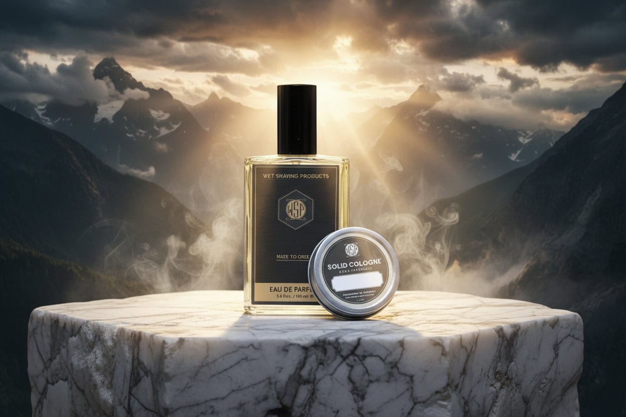 WSP Olympus Eau de Parfum | Smoky, Fruity & Powerful The Texture Set: 100ml Spray + Solid Cologne