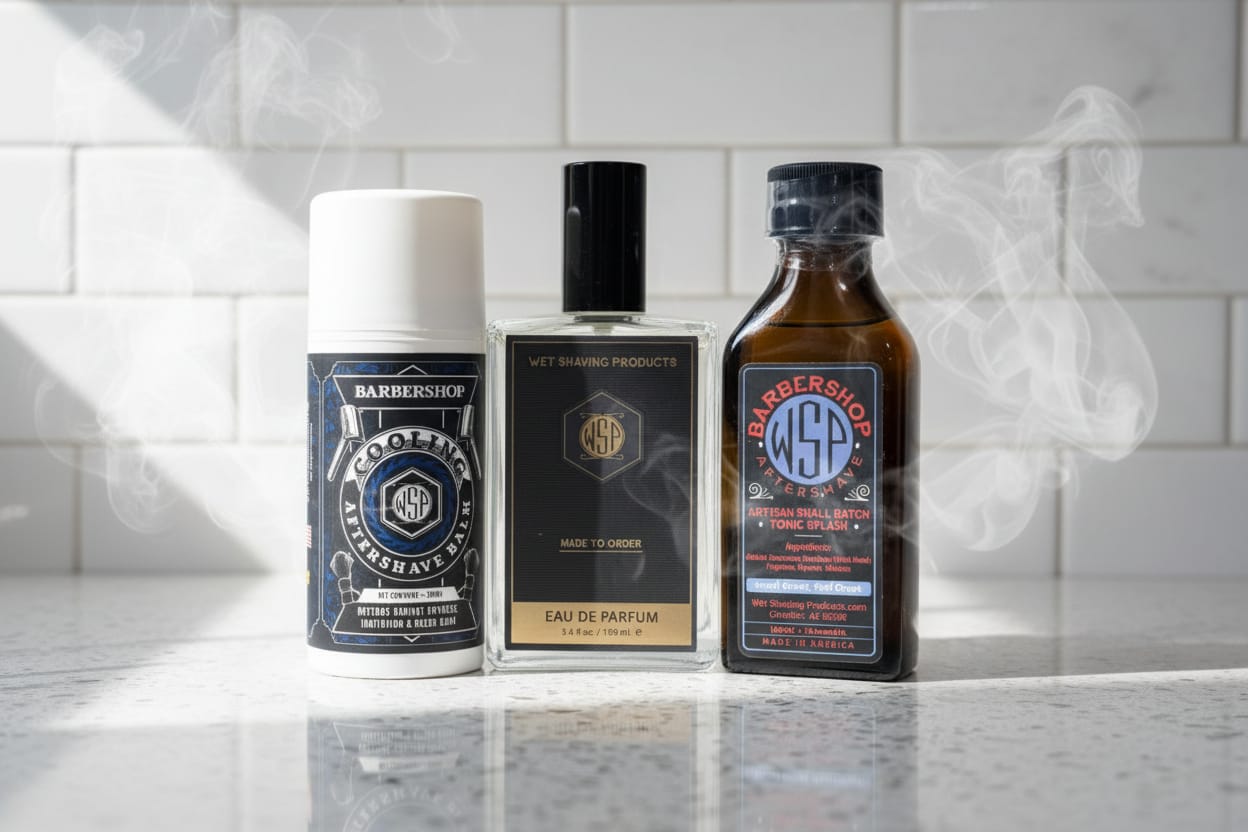 WSP Post-Shave Protocol Kit Barbershop / Protocol Kit + EDP Upgrade (Splash + Balm + Matching Eau de Parfum)