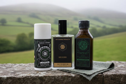 WSP Post-Shave Protocol Kit Gaelic Tweed / Protocol Kit + EDP Upgrade (Splash + Balm + Matching Eau de Parfum)
