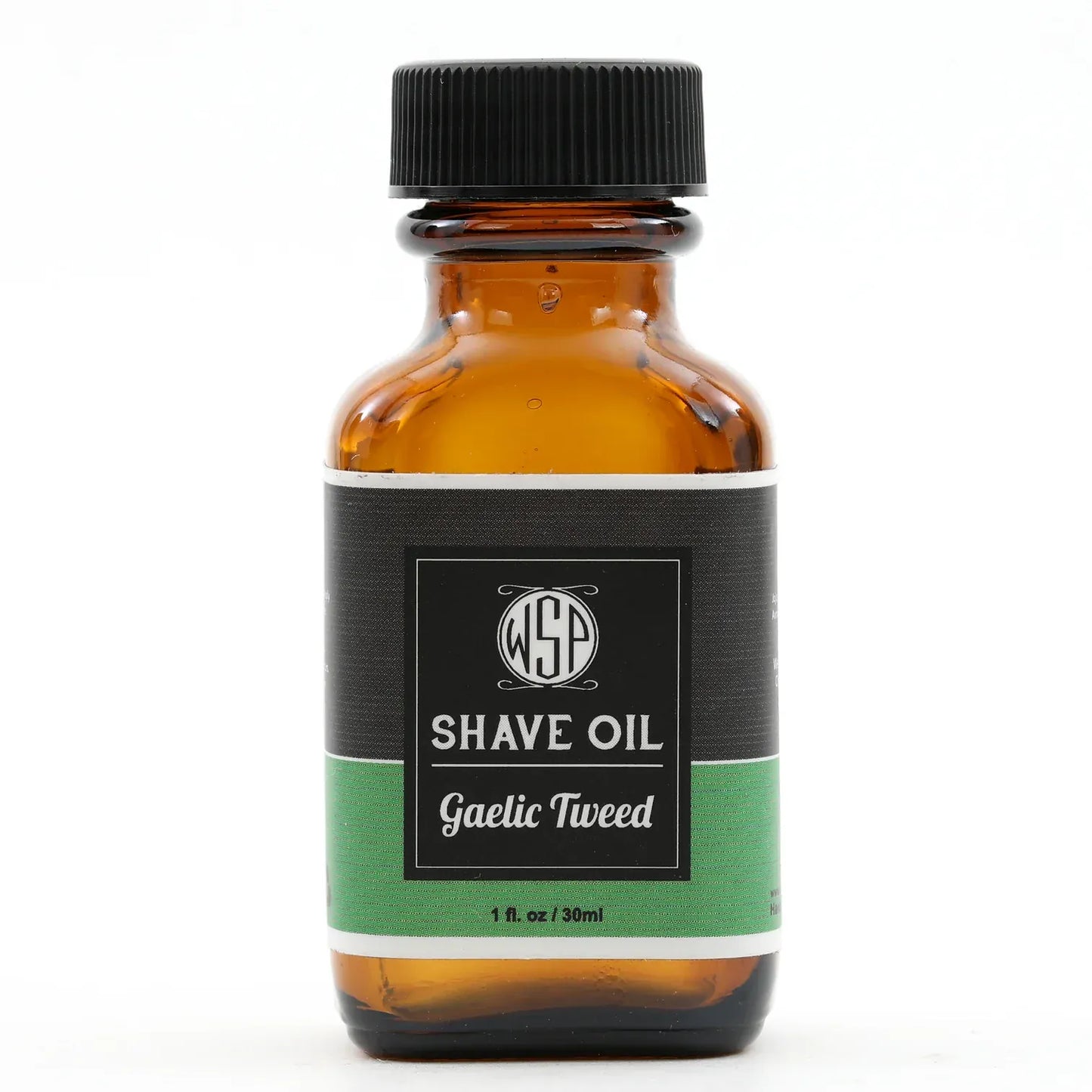 WSP Pre & Post Shave Oil - Natural, Vegan, & Simple - 1oz Gaelic Tweed
