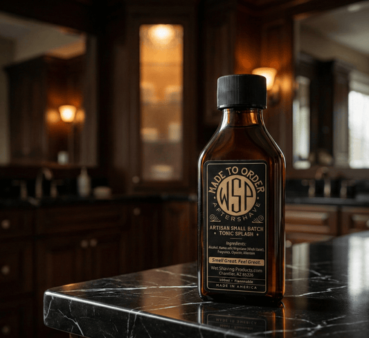 WSP Reserve Collection Aftershave Splash – Antiseptic Tonic & Healer – Made to Order Black Vetiver / Splash Only (100ml)