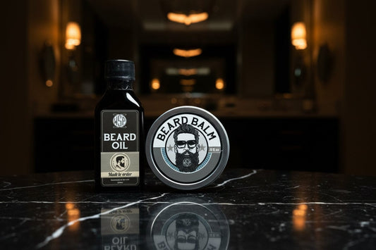 WSP Reserve Collection Beard Collection (Oil & Balm) - Scented to Order Black Vetiver / The Full Loadout (Big Oil + Balm)