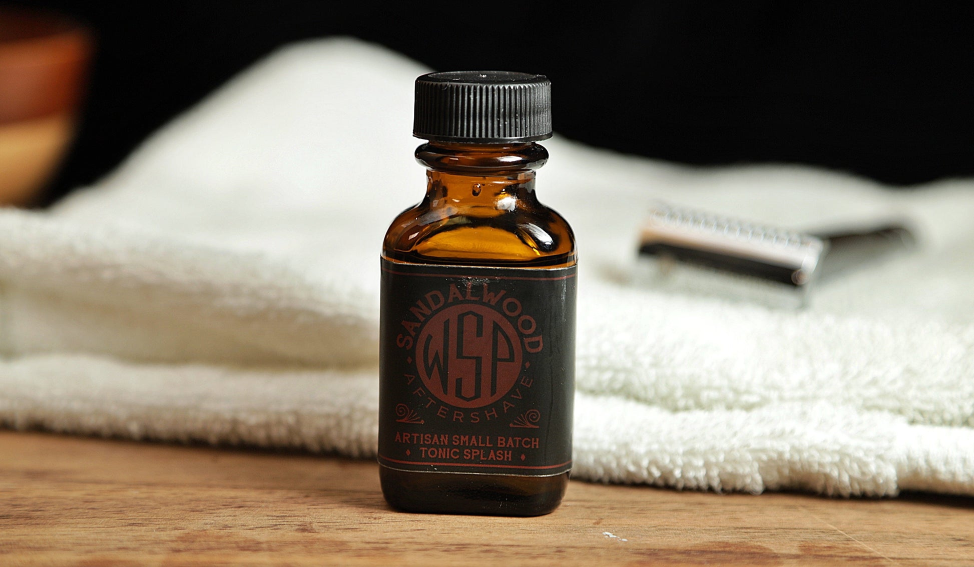 WSP Sandalwood Artisan Aftershave Splash - EdC Cologne Strength & Small Batch Skin Tonic The Deployment Kit (100ml + 30ml)