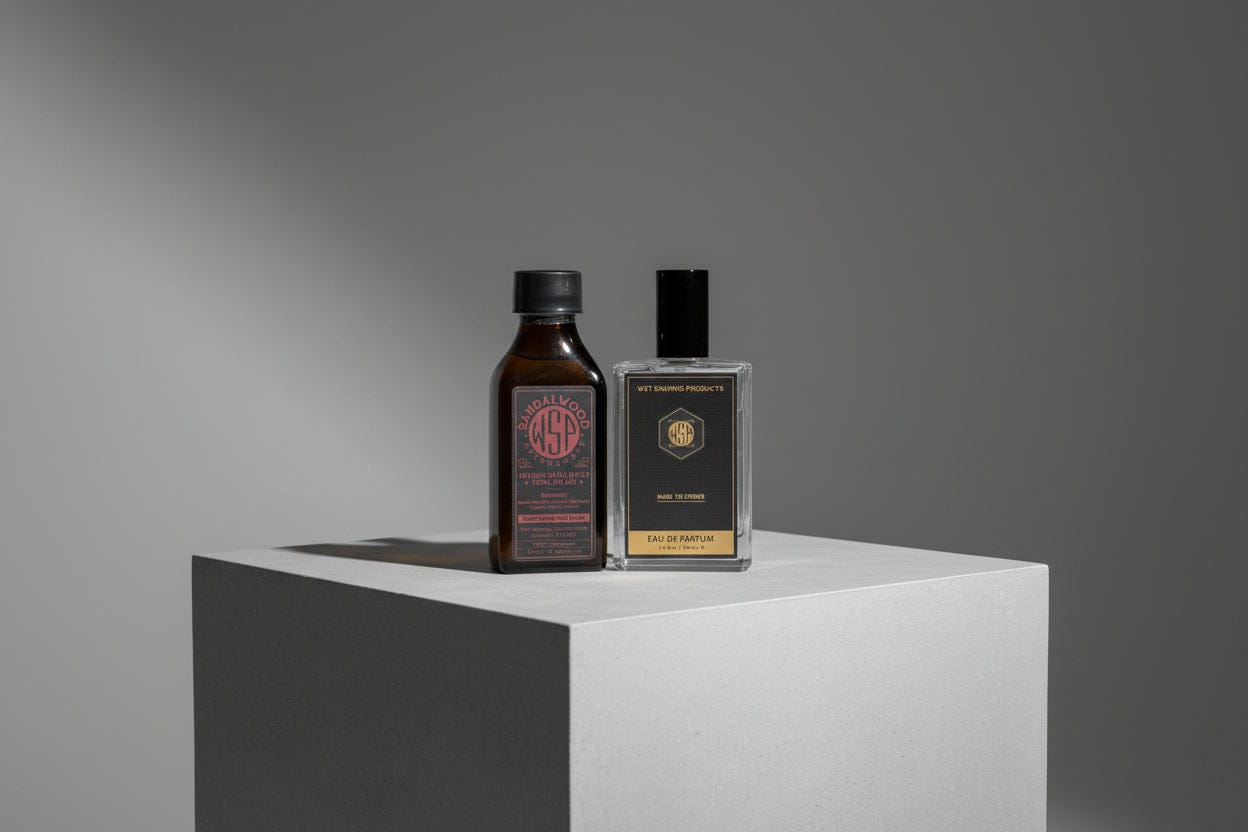 WSP Sandalwood Artisan Aftershave Splash - EdC Cologne Strength & Small Batch Skin Tonic The Signature Scent Loadout (Splash + Cologne)