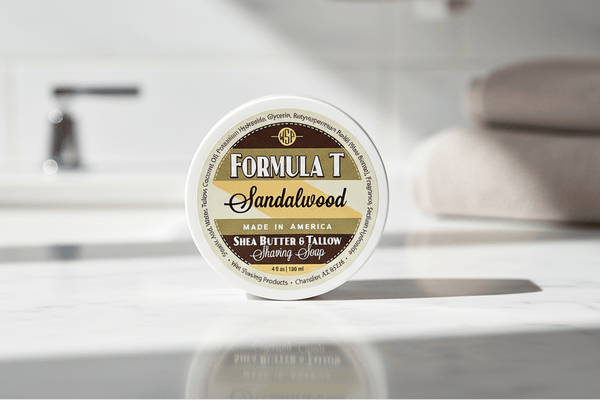 WSP Sandalwood Formula T Shaving Soap – Tallow & Shea Butter – Artisan Lather The Essential (Shave Soap Only)