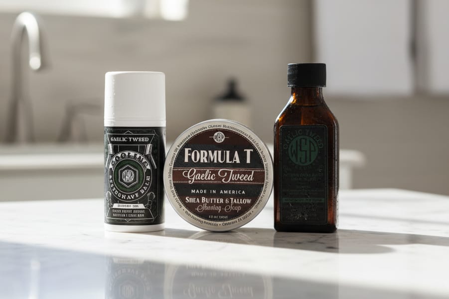 WSP Shave Ritual Kit Gaelic Tweed