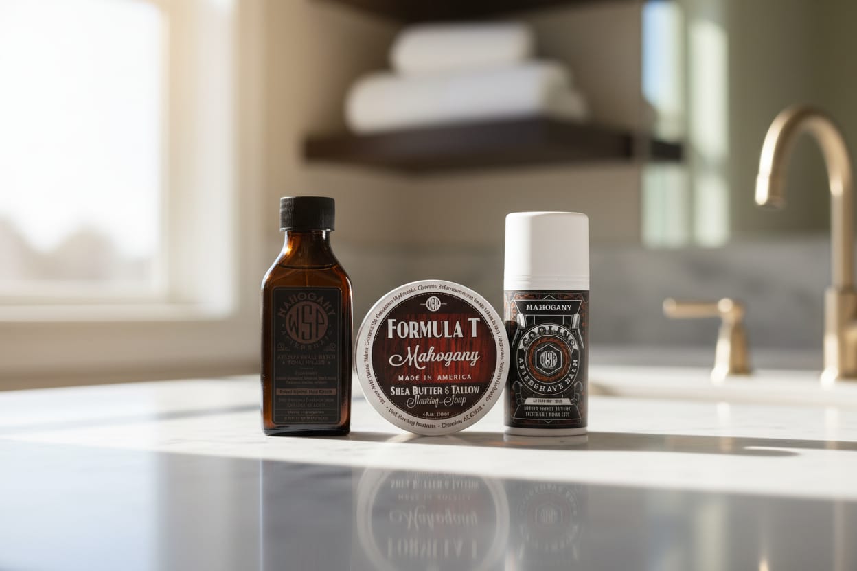 WSP Shave Ritual Kit Mahogany