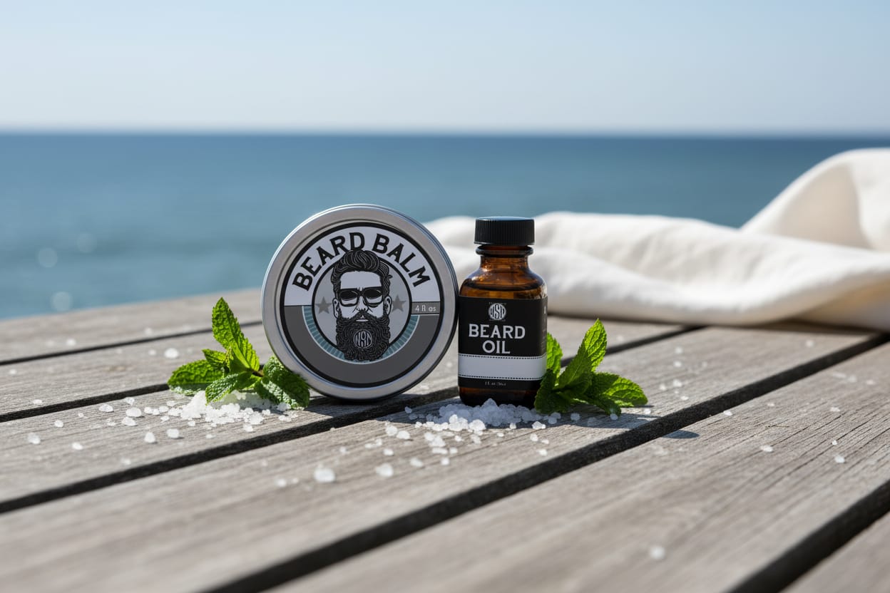 WSP Summer Breeze Beard Balm 4oz Balm & 1oz Oil