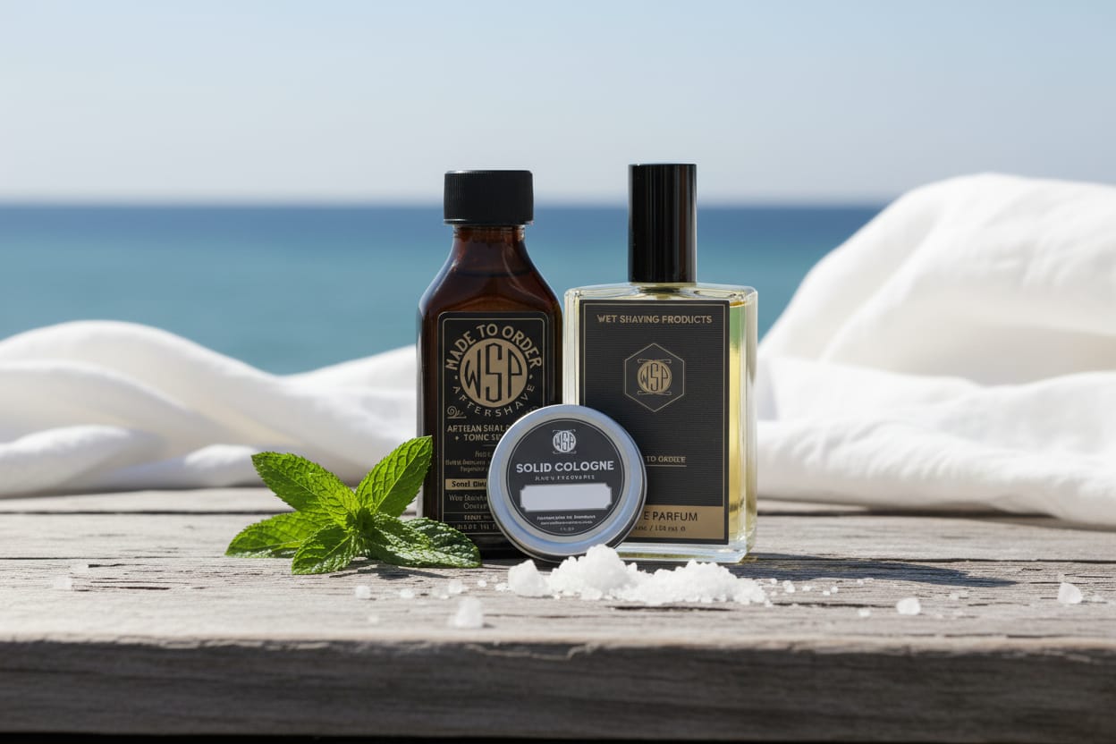 WSP Summer Breeze Eau de Parfum The Master Collection: 100ml Spray + Aftershave + Solid Cologne