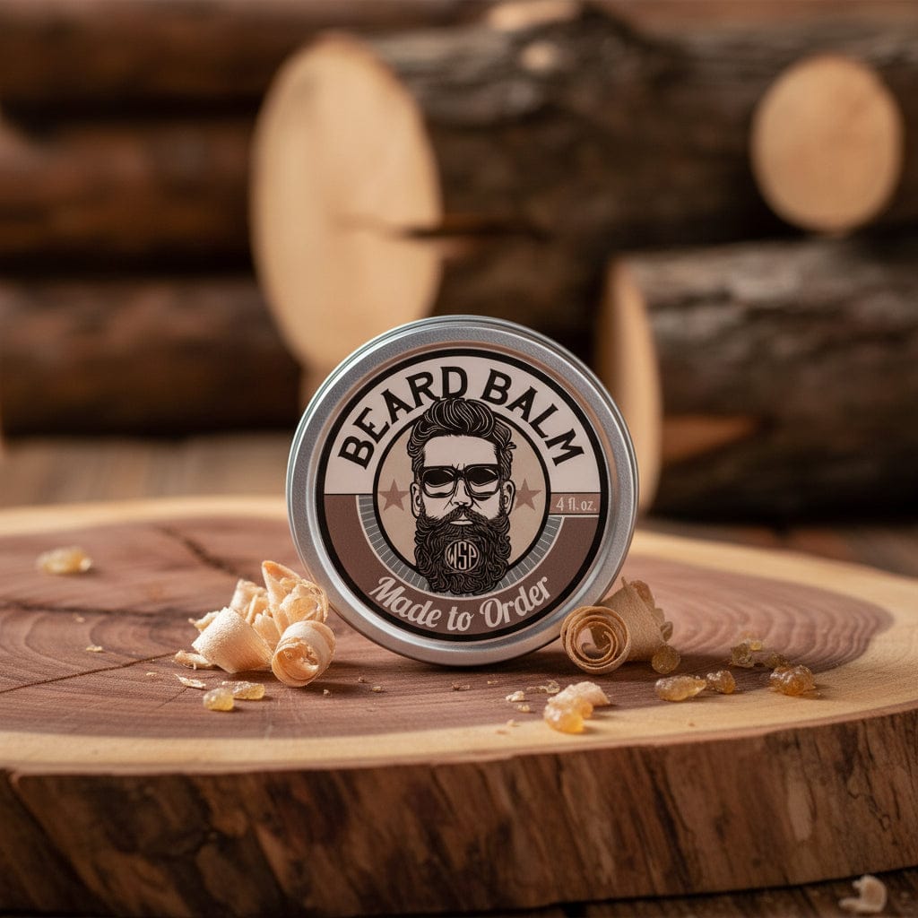 WSP The Cedarwood Blend: Beard Oil & Balm Collection The Utility Tin: 4oz Beard Balm