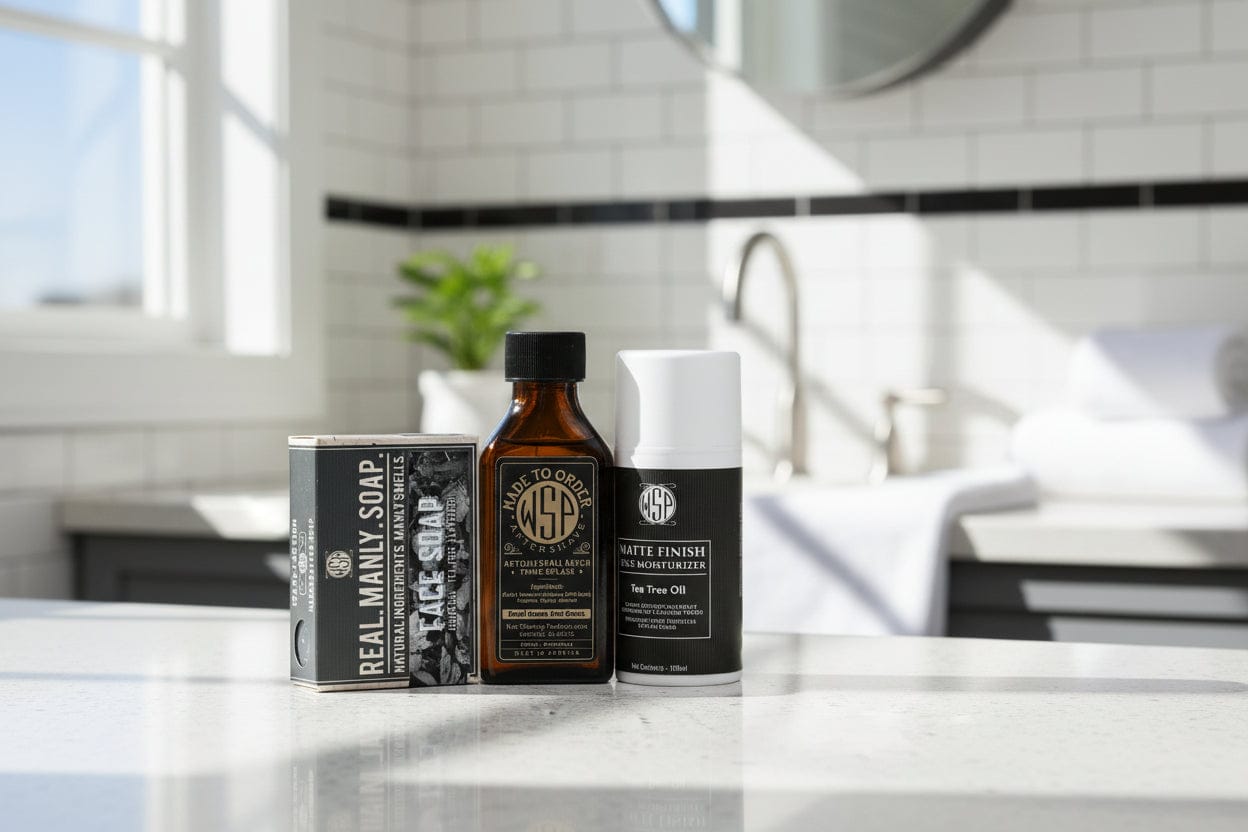 WSP The Daily Face Protocol – Charcoal Wash & Lotion Kits