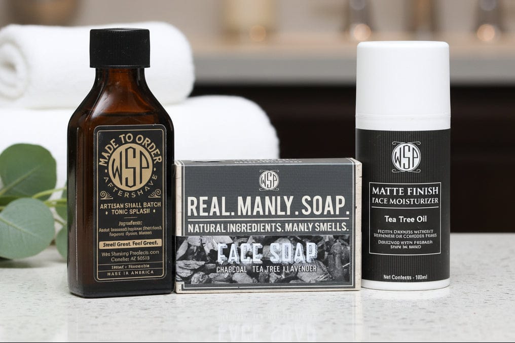WSP The Daily Face Protocol – Charcoal Wash & Lotion Kits