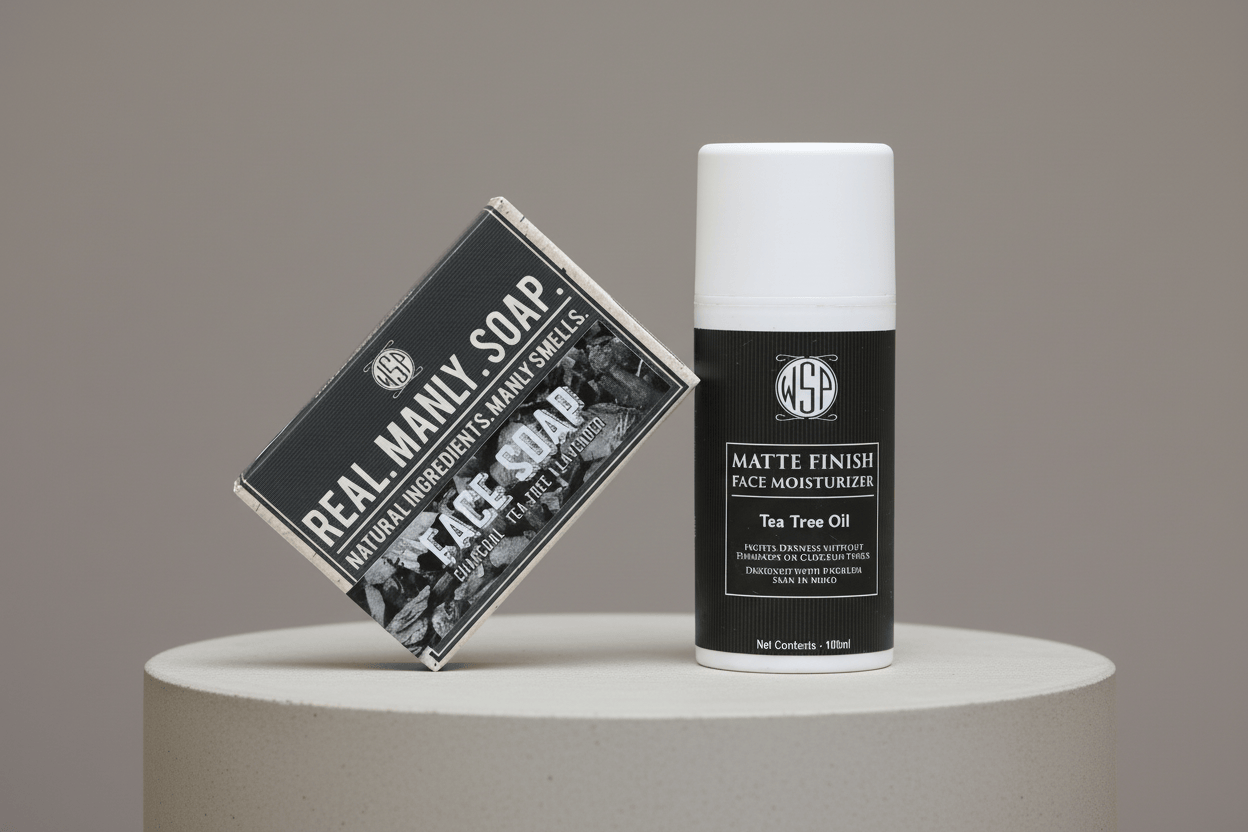 WSP The Daily Face Protocol – Charcoal Wash & Lotion Kits