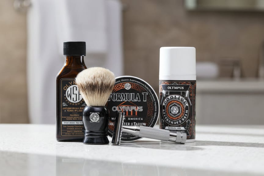 WSP The Grand Wet Shaving Kit The Heirloom (Silvertip) / Olympus