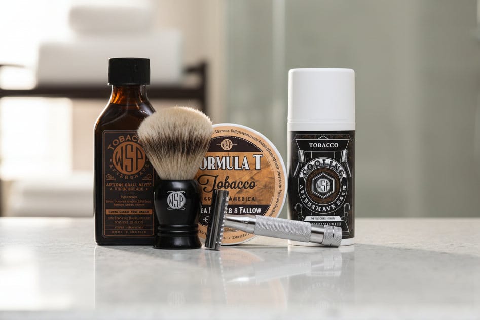 WSP The Grand Wet Shaving Kit The Heirloom (Silvertip) / Tobacco