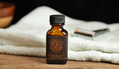 WSP Tobacco Artisan Aftershave Splash - EdC Cologne Strength & Small Batch Skin Tonic The Deployment Kit (100ml + 30ml)