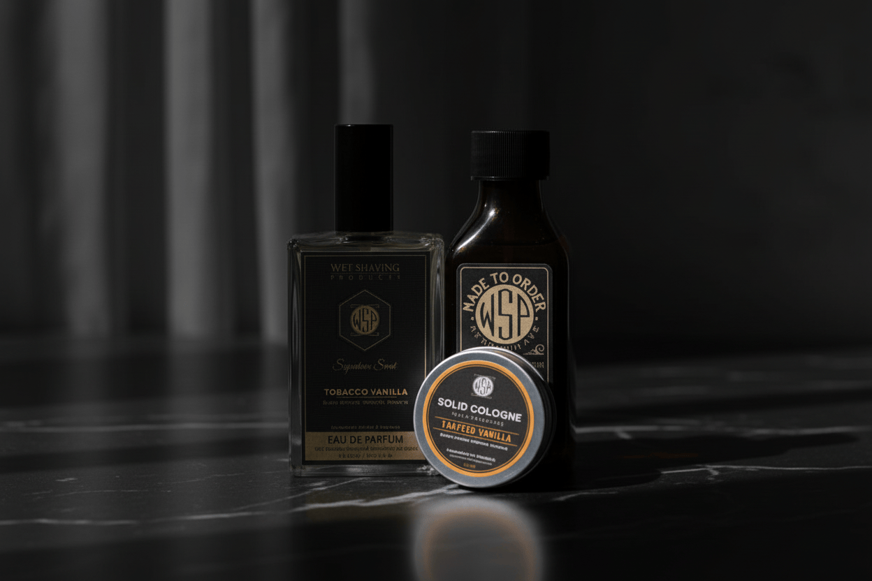 WSP Tobacco Vanilla – Reserve Edition EDP – Tobacco Absolute & Tonka The Texture Kit: 100ml Spray + Solid Cologne