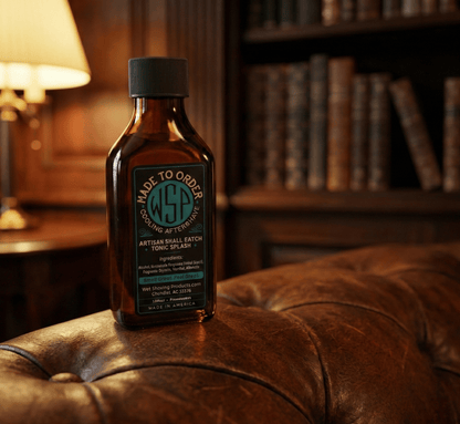 WSP Wood & Leather Collection Cooling Aftershave Splash – Mentholated Antiseptic Tonic - Made to Order