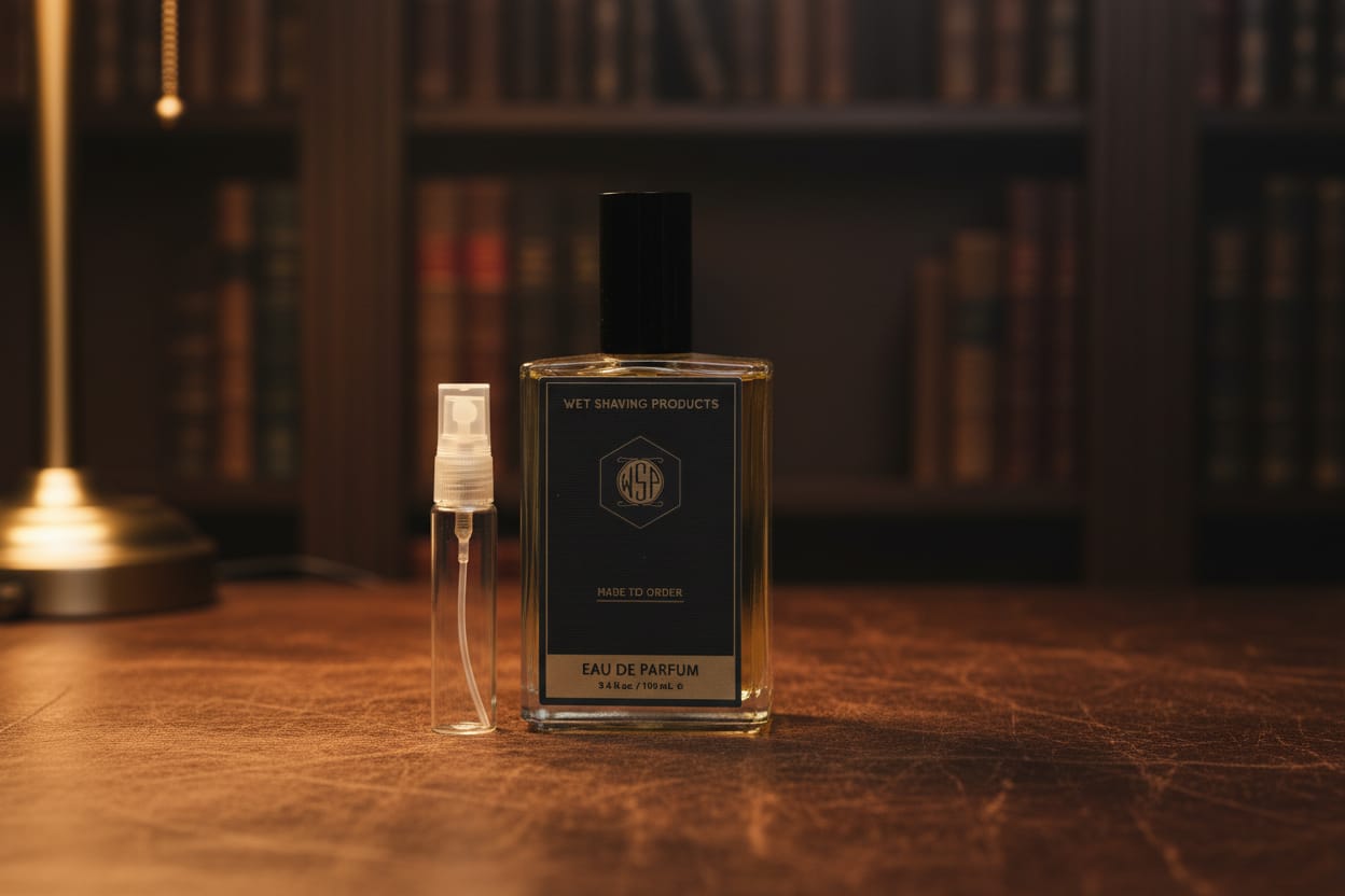 WSP Wood, Spice & Leather  – Eau de Parfum Bay Rum / 100ml Spray + 10ml Travel Spray - The Traveler