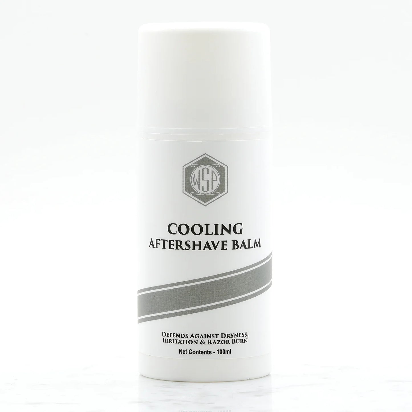 small white bottle of aftershave balm