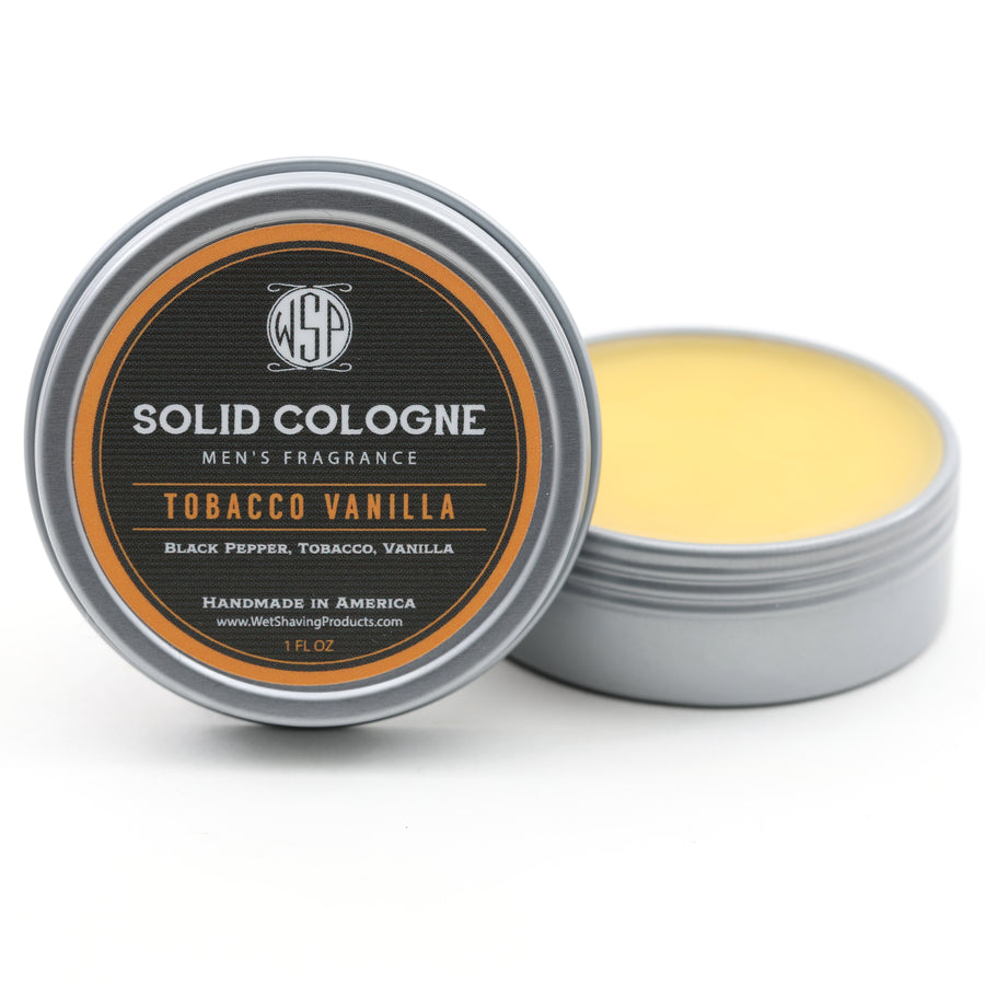 Solid Cologne EdP Strength Signature Scent - Tobacco Vanilla 1 oz in tin