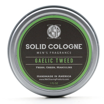 Solid Cologne EdP Strength Gaelic Tweed 1 oz in tin