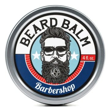 Beard Balm 4 oz (Barbershop) Leave in Conditioner Natural & Vegetarian
