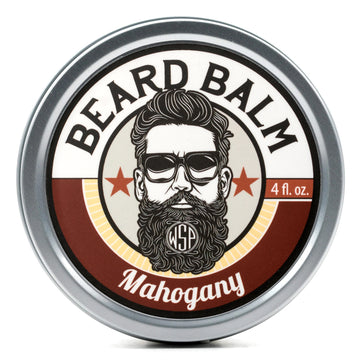 Beard Balm 4 oz (Mahogany) Leave in Conditioner Natural & Vegetarian