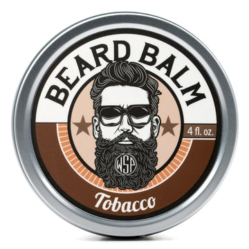 Beard Balm 4 oz (Tobacco) Leave in Conditioner Natural & Vegetarian