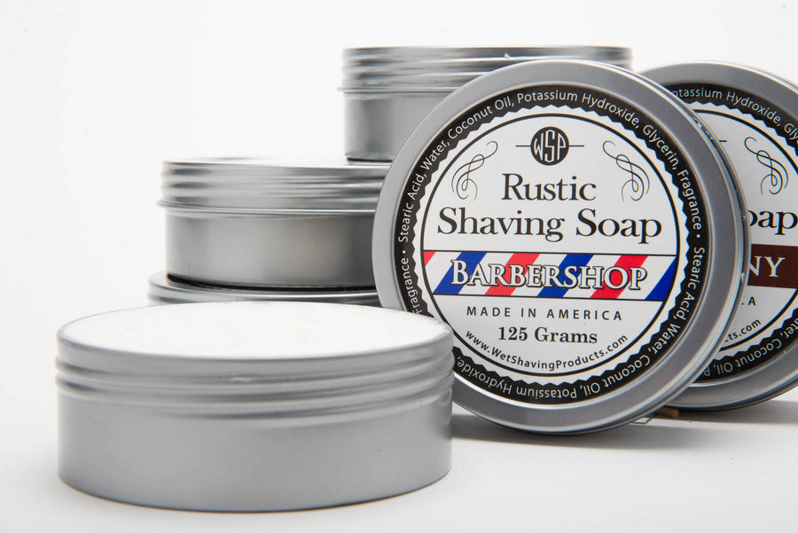 DENTED TIN Rustic Shaving Soap 4.4 oz; 125 g FINAL SALE