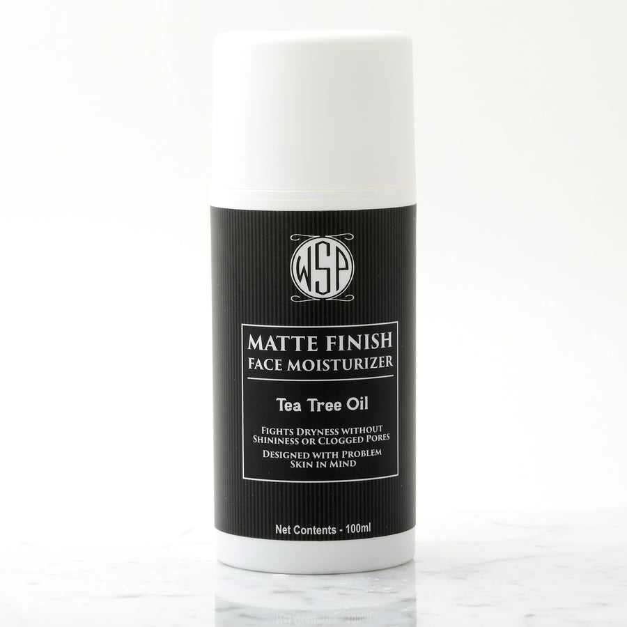 Face Moisturizer for Men - Mattifying Lotion (with Tea Tree Oil for Problem Skin)