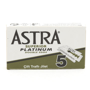 Astra Superior Platinum (Green) Double Edge (DE) Razor Blades