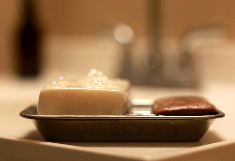 Castile Hand & Body Soap Bar 4.5 oz (Mahogany) Vegan Natural Ingredients