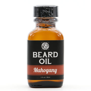 Beard & Mustache Oil - Natural, Simple, & Vegan (Mahogany)