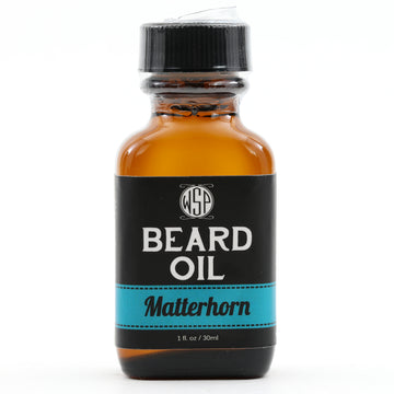 Beard & Mustache Oil - Natural, Simple, & Vegan (Matterhorn (Silver Mountain Water))