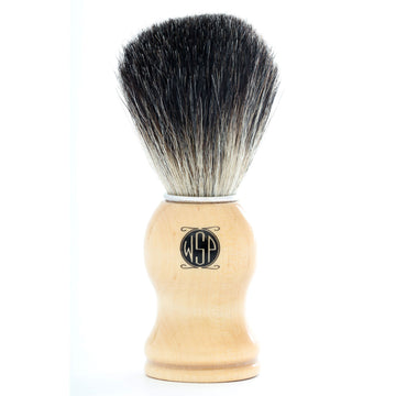 WSP High Density 100% Pure Black Badger Shaving Brush