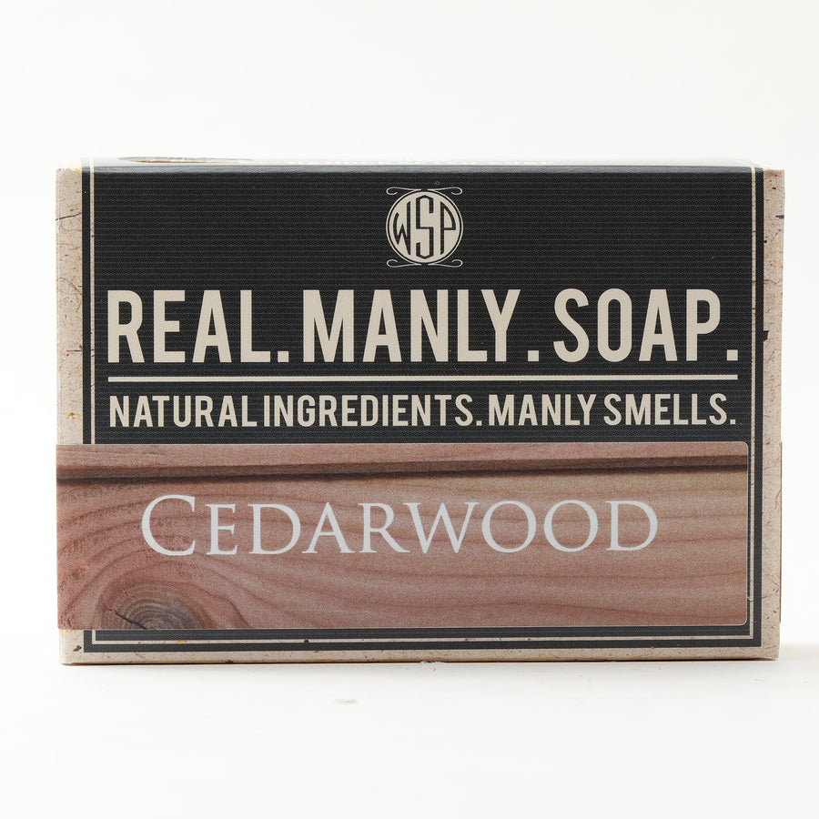Limited Edition - Cedarwood - Castile Hand & Body Soap Bar 4.5 oz Vegan Natural Ingredients