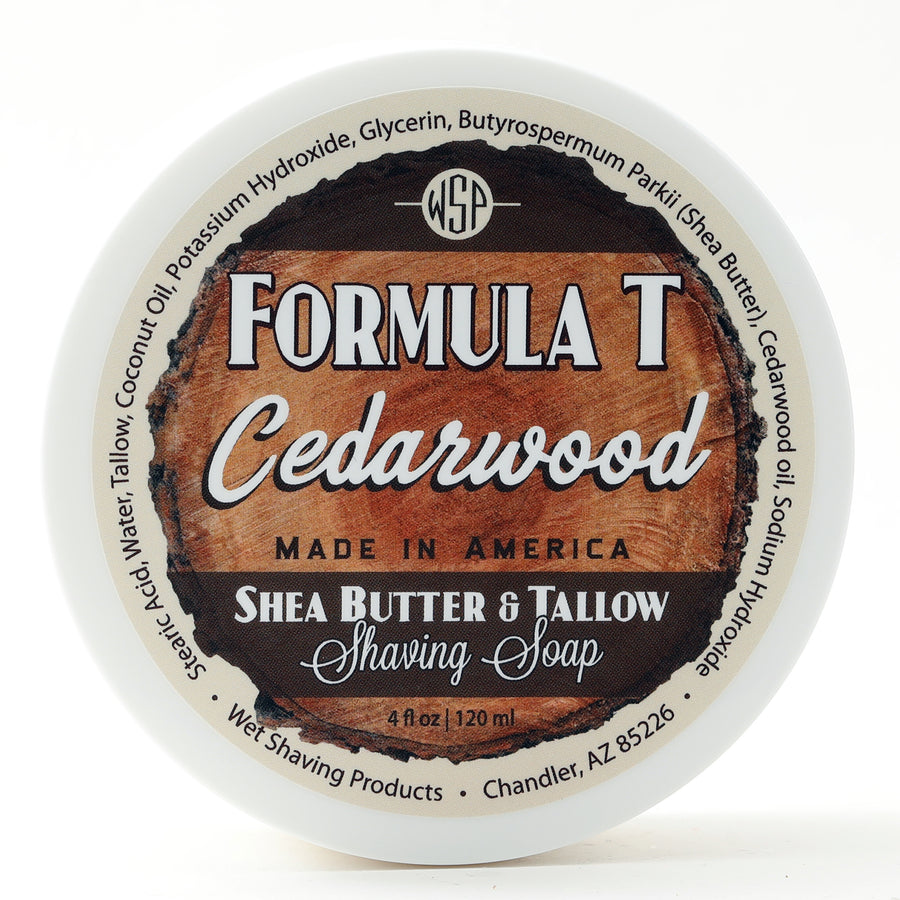 Limited Edition Cedarwood Formula T Shaving Soap 4 fl oz Made with