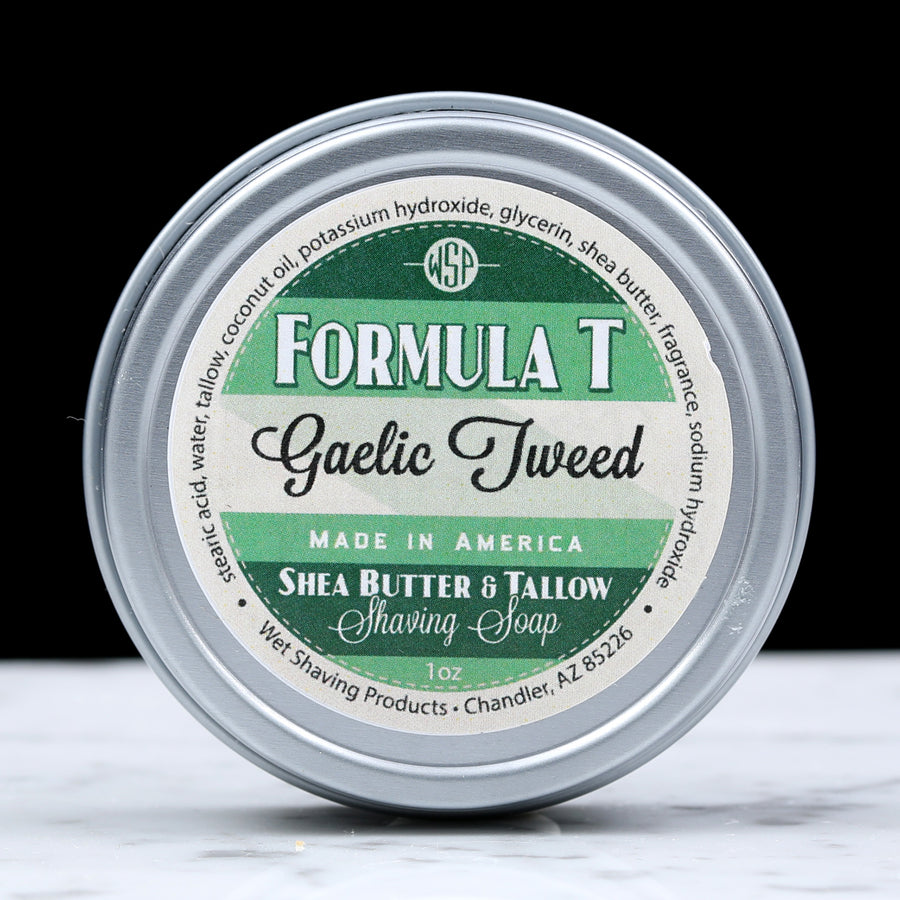 Formula T Shaving Soap - 1 oz Sample/Travel size