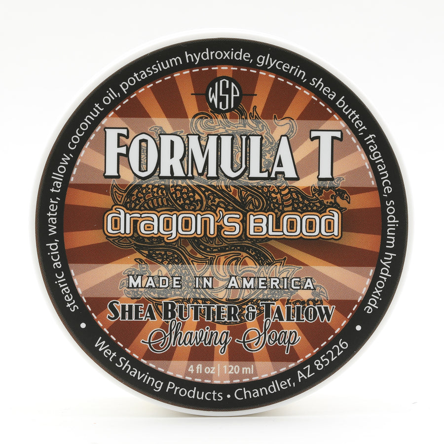 Limited Edition - Dragon's Blood - Formula T Fragrance Set (Bar Soap, Shave Soap, & Aftershave)