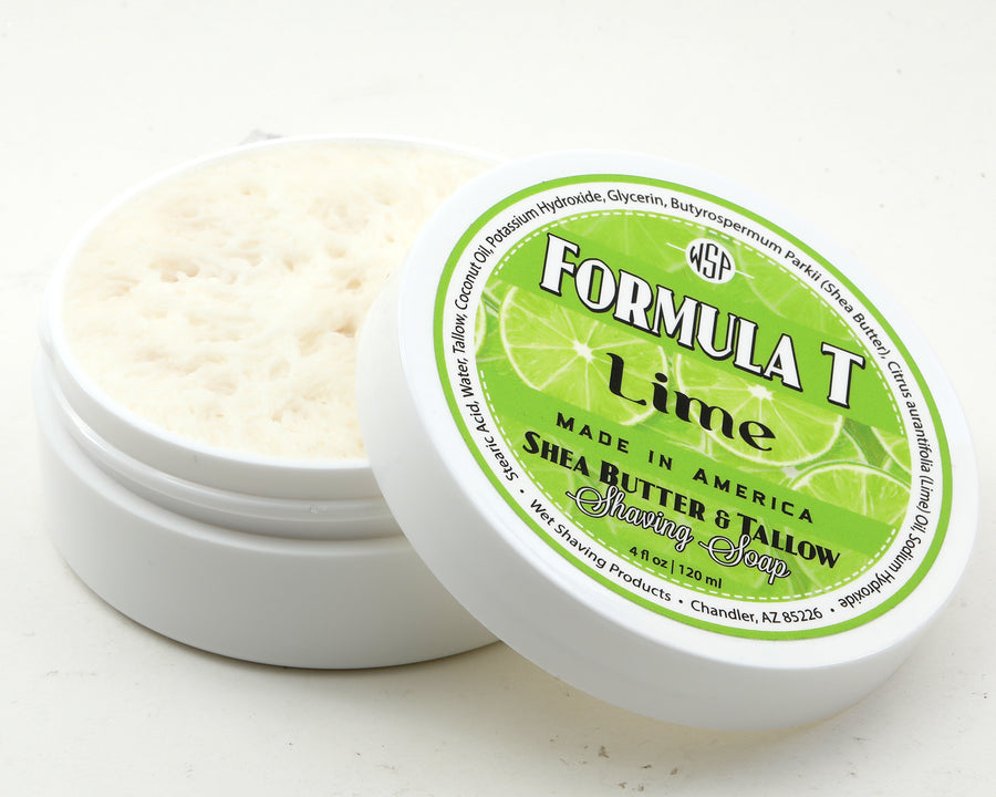 Limited Edition - Lime - Formula T Fragrance Set (Bar Soap, Shave Soap, & Aftershave)
